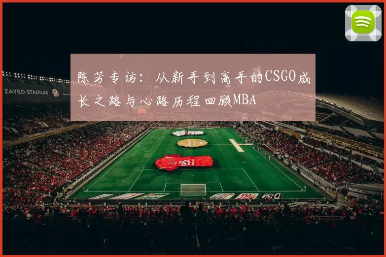 陈芳专访：从新手到高手的CSGO成长之路与心路历程回顾MBA
